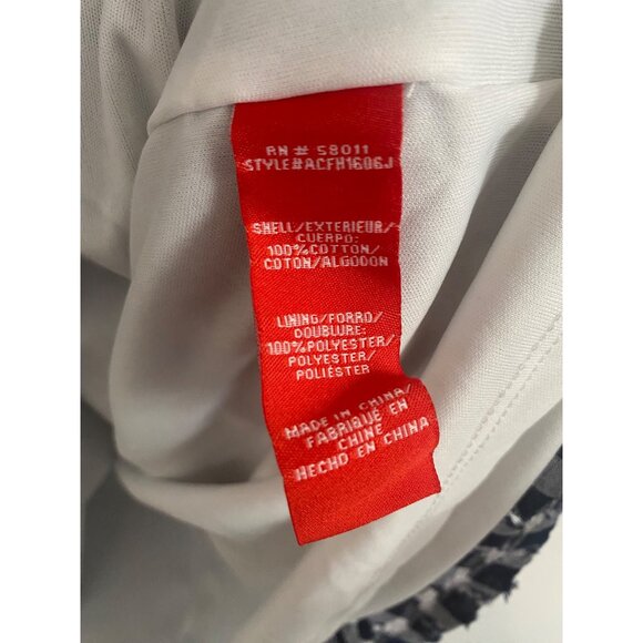 Blue & White Gingham Women’s Dress With Bell Sleeves by Melrose Size 18 - Picture 6 of 7